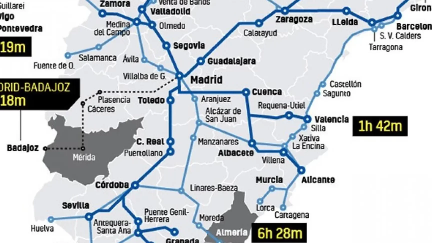 Tren Madrid Tarragona Avlo: horarios y precios